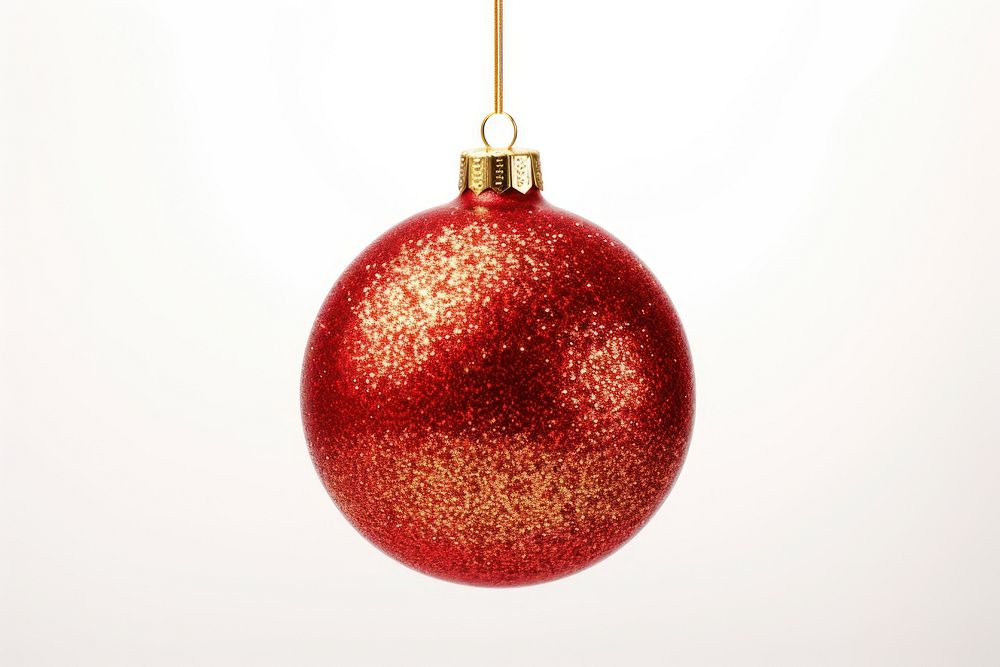 Hanging Bauble christmas hanging glitter. AI generated Image by rawpixel.