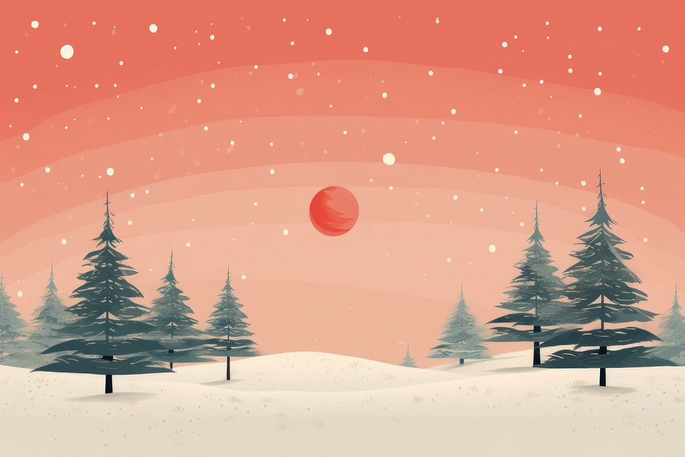 Christmas astronomy winter nature. AI generated Image by rawpixel.