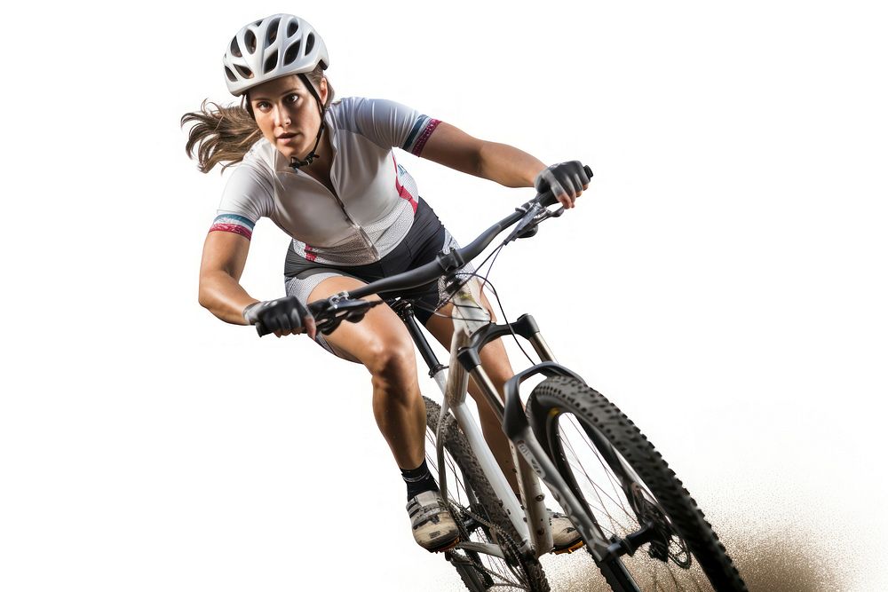 Women cyclist cycling bicycle vehicle. AI generated Image by rawpixel.
