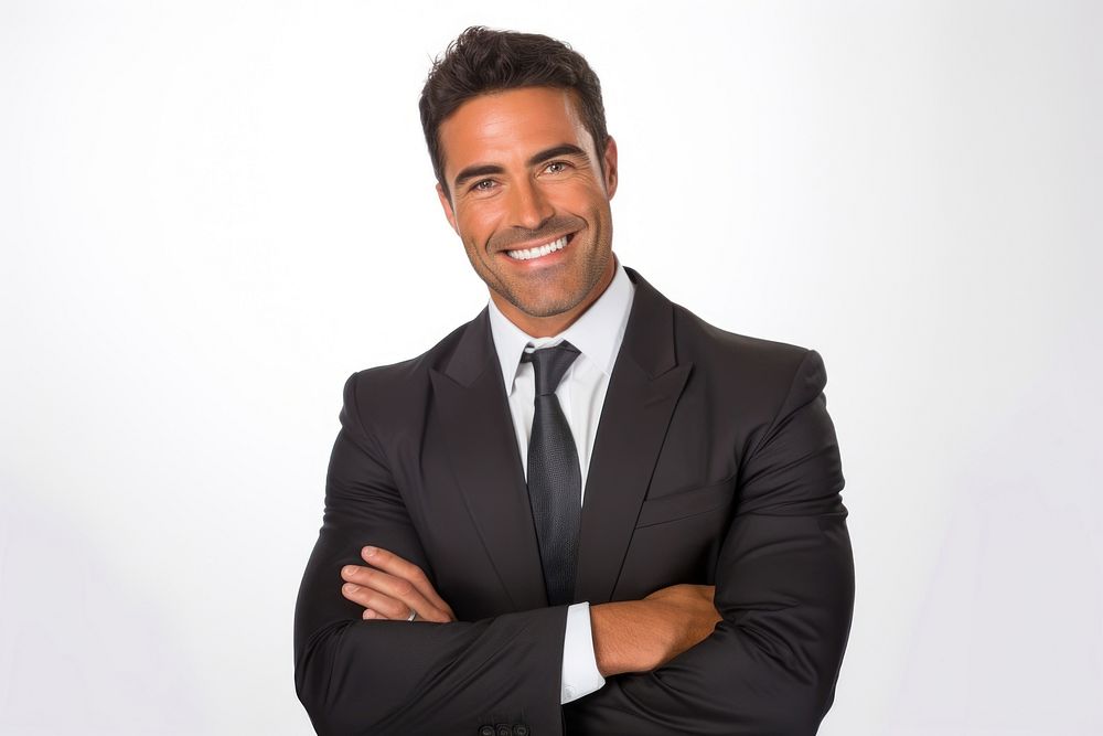 Businessman smile portrait adult. AI generated Image by rawpixel.