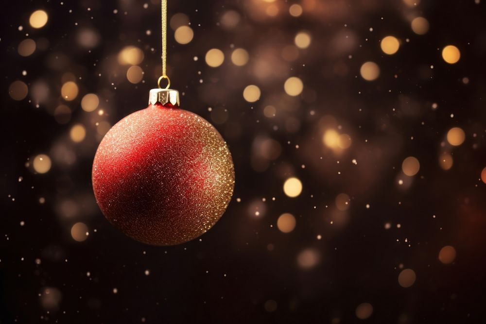 Christmas ball illuminated celebration accessories. AI generated Image by rawpixel.