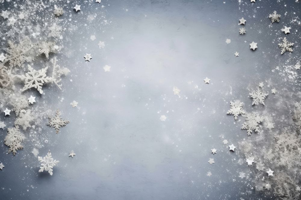 Christmas decorated snow backgrounds snowflake. AI generated Image by rawpixel.