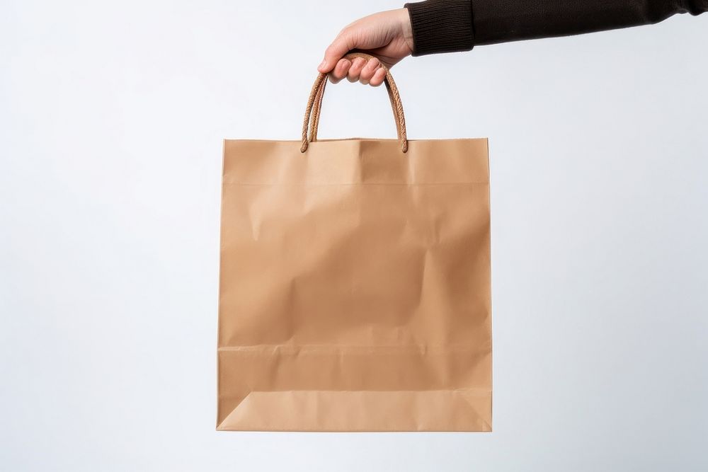 Delivery man bag handbag paper. AI generated Image by rawpixel.