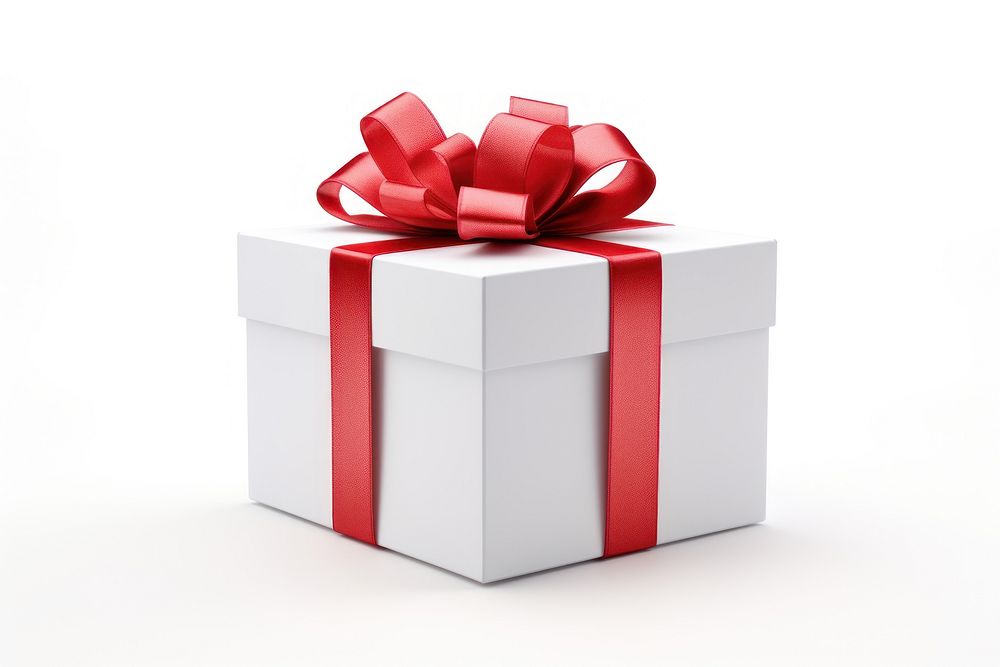 Gift bow box red. AI generated Image by rawpixel.