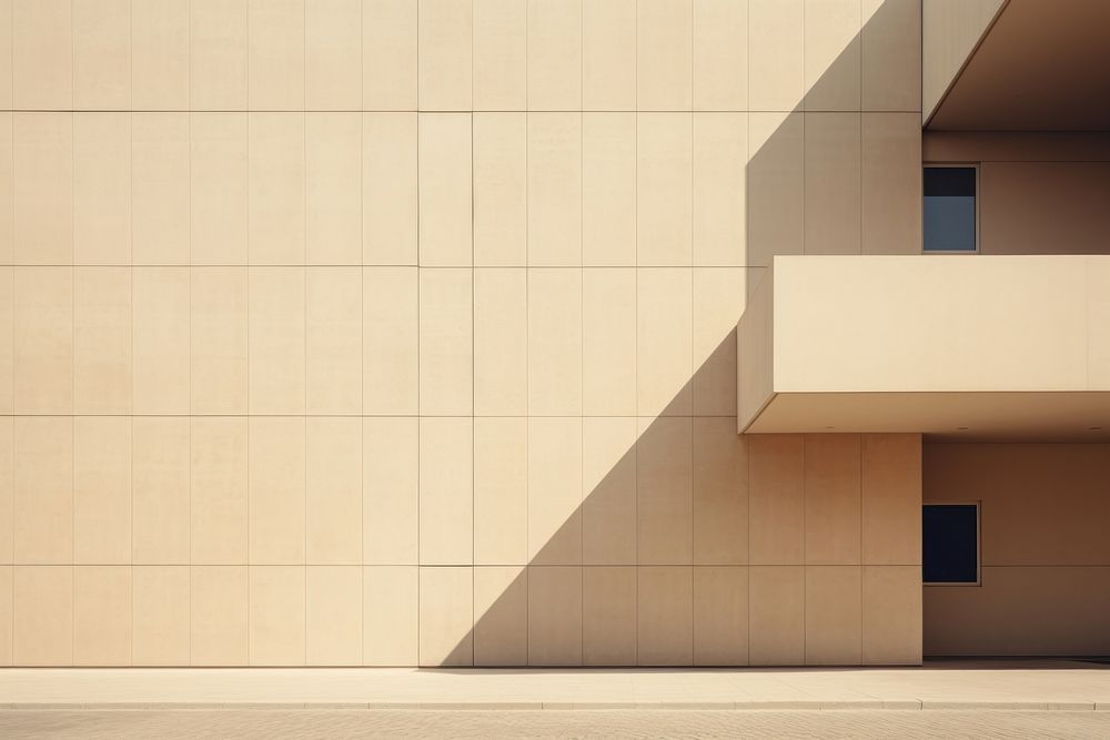 Modern building wall architecture daylighting. AI generated Image by rawpixel.