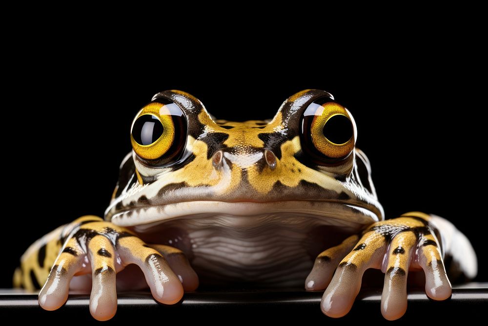 Pickerel frog amphibian wildlife reptile. AI generated Image by rawpixel.