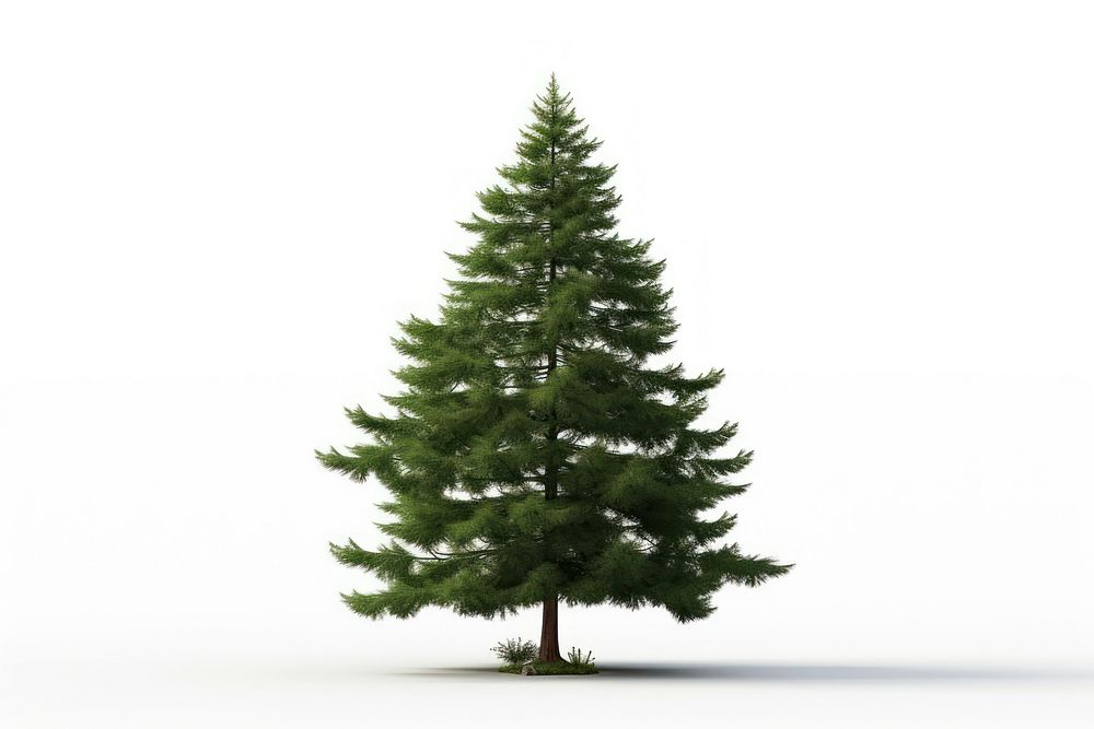 Tree christmas plant white pine. AI generated Image by rawpixel.