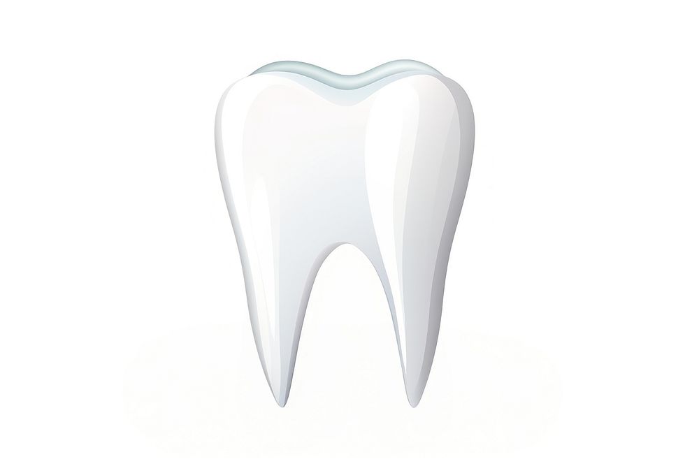 1 tooth icon cartoon minimalistic vector white white background porcelain. AI generated Image by rawpixel.