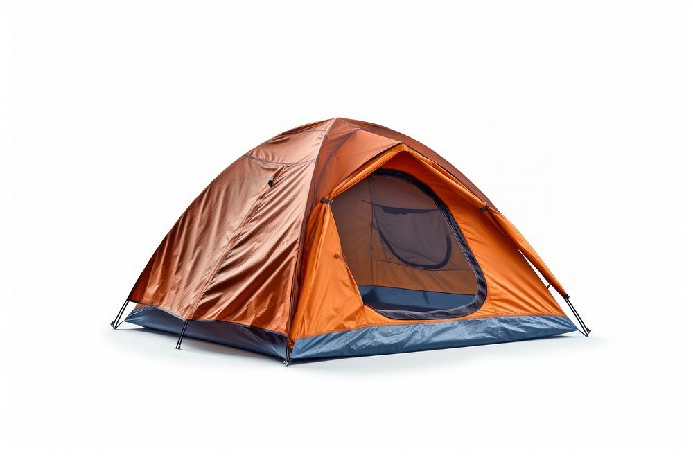 Tent camping outdoors white background. AI generated Image by rawpixel.