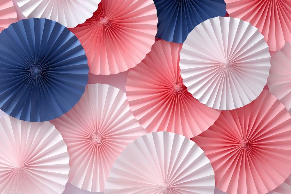 Background 3d rendering paper fans backgrounds pattern repetition. AI generated Image by rawpixel.