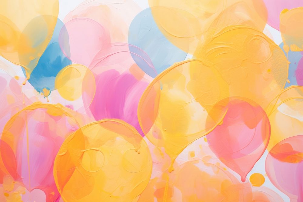 Abstract colorful balloon shape background backgrounds celebration creativity. AI generated Image by rawpixel.