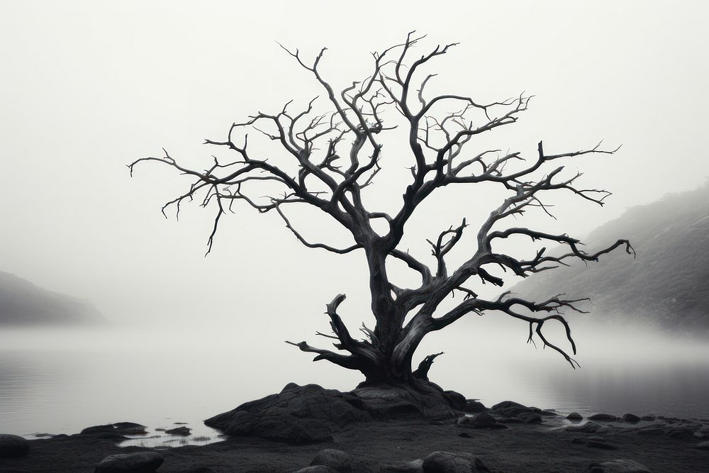 Tree driftwood outdoors nature. AI generated Image by rawpixel.