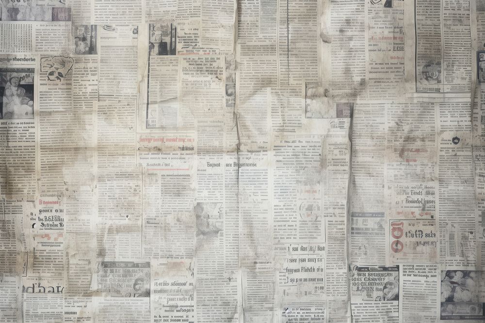 Newspaper pattern text backgrounds. AI generated Image by rawpixel.