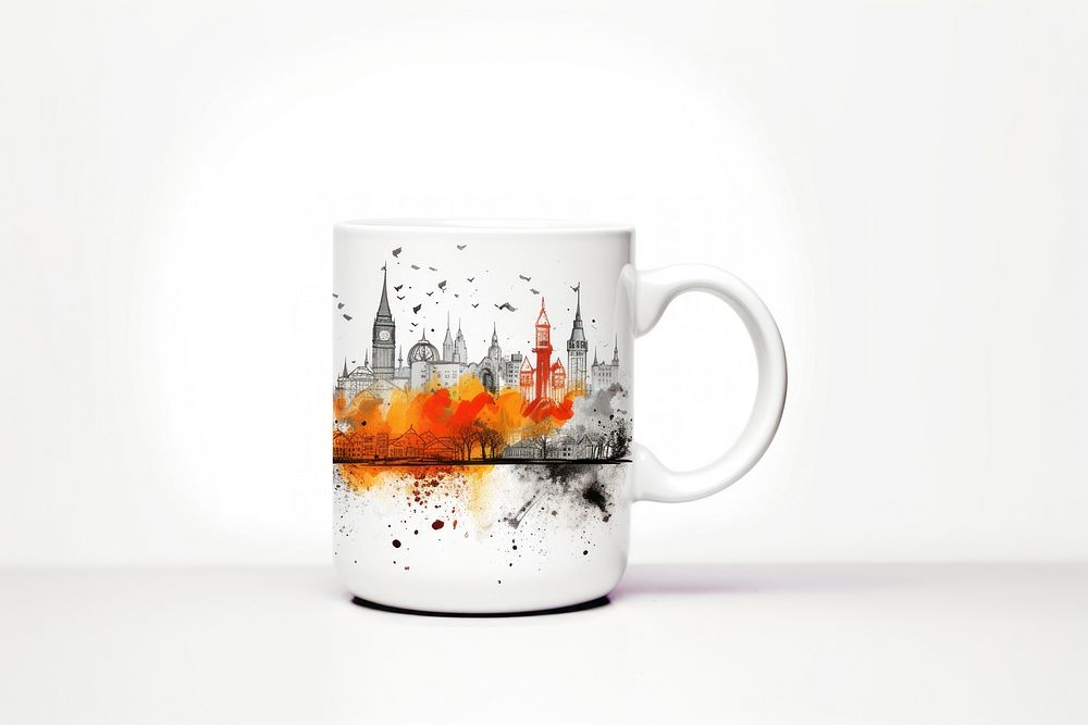 London mug coffee drink. 