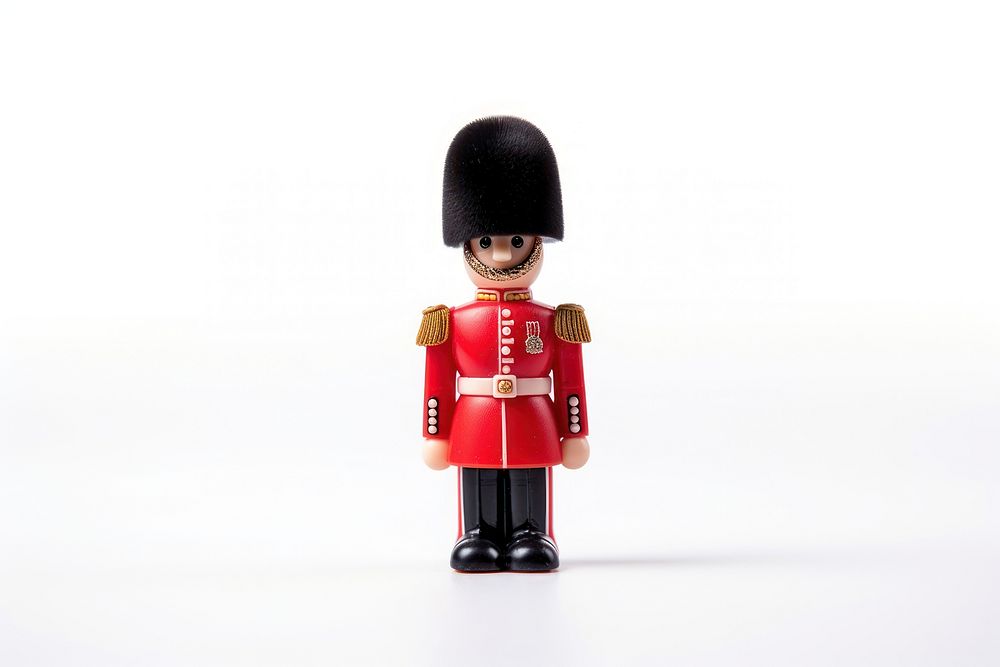 London figurine toy white background. AI generated Image by rawpixel.