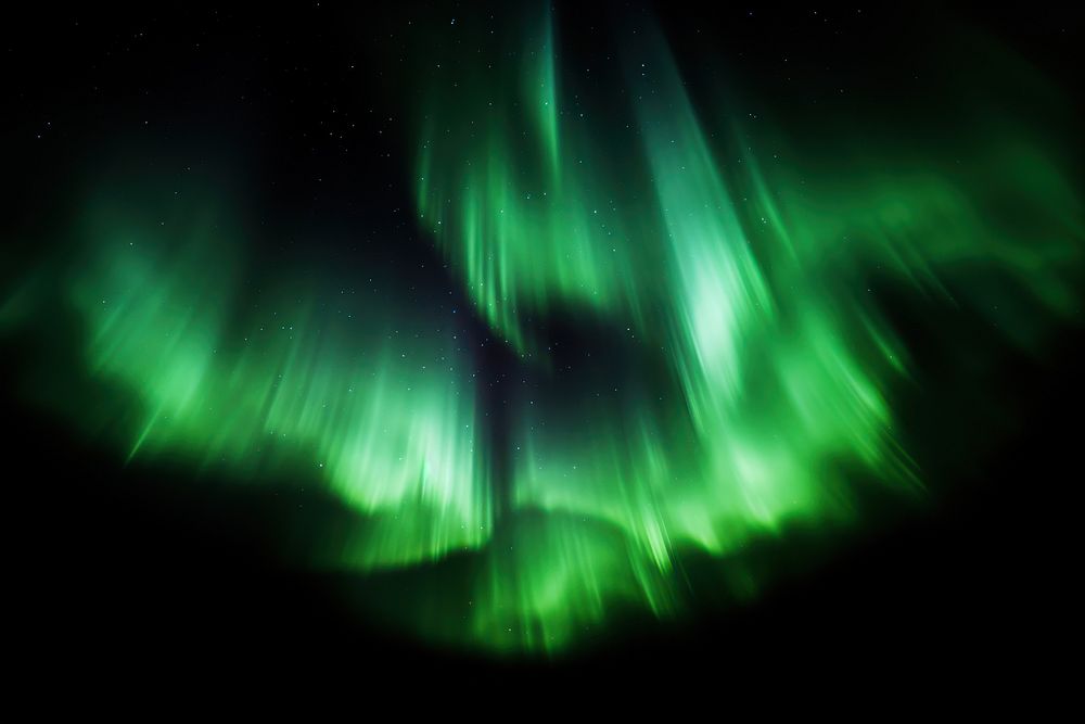 Backgrounds nature aurora night. AI generated Image by rawpixel.