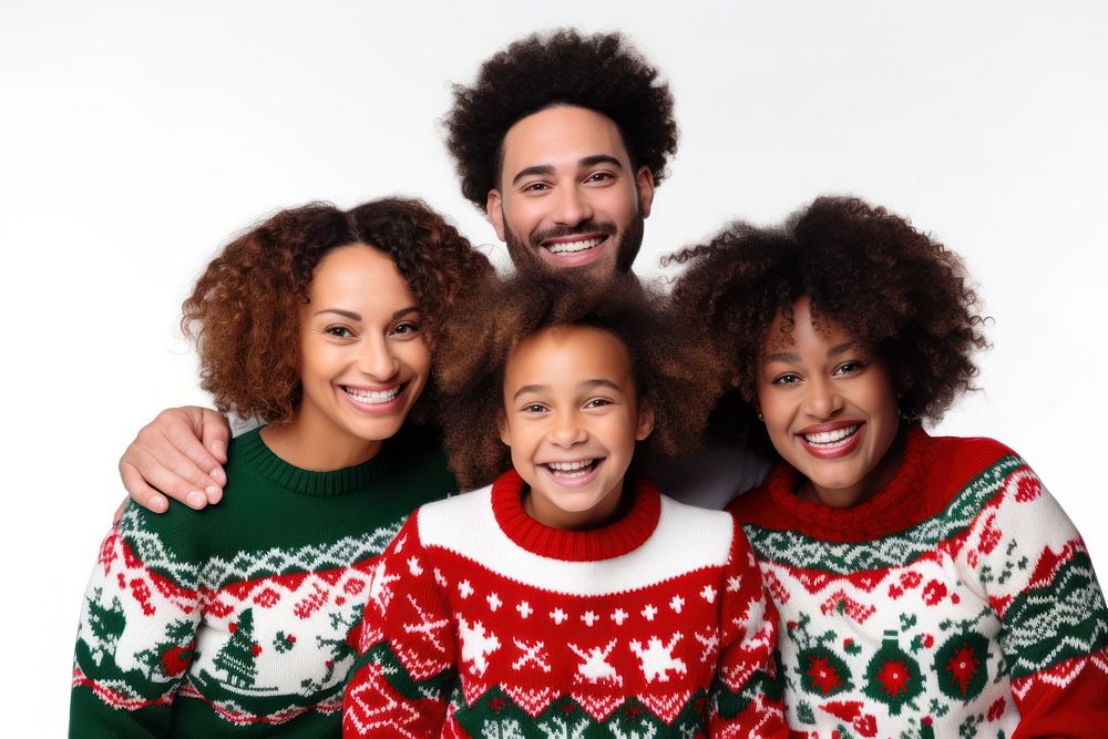 Family sweater christmas people. AI generated Image by rawpixel.