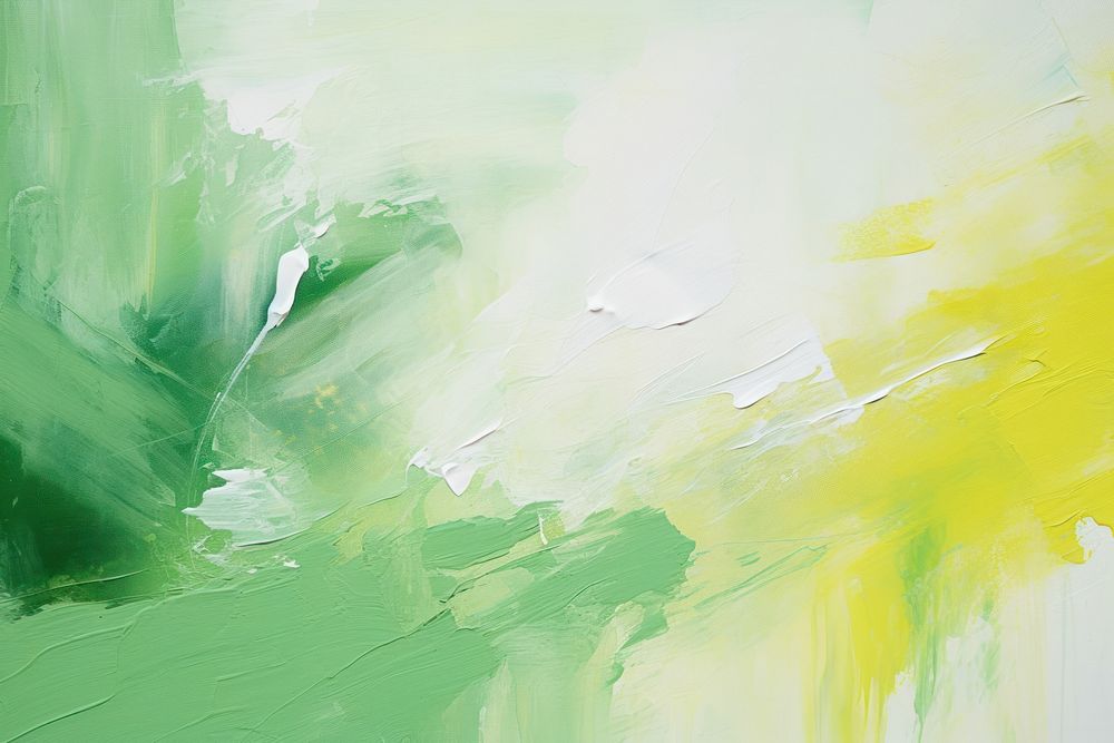 Abstract green white yellow background backgrounds painting texture. AI generated Image by rawpixel.