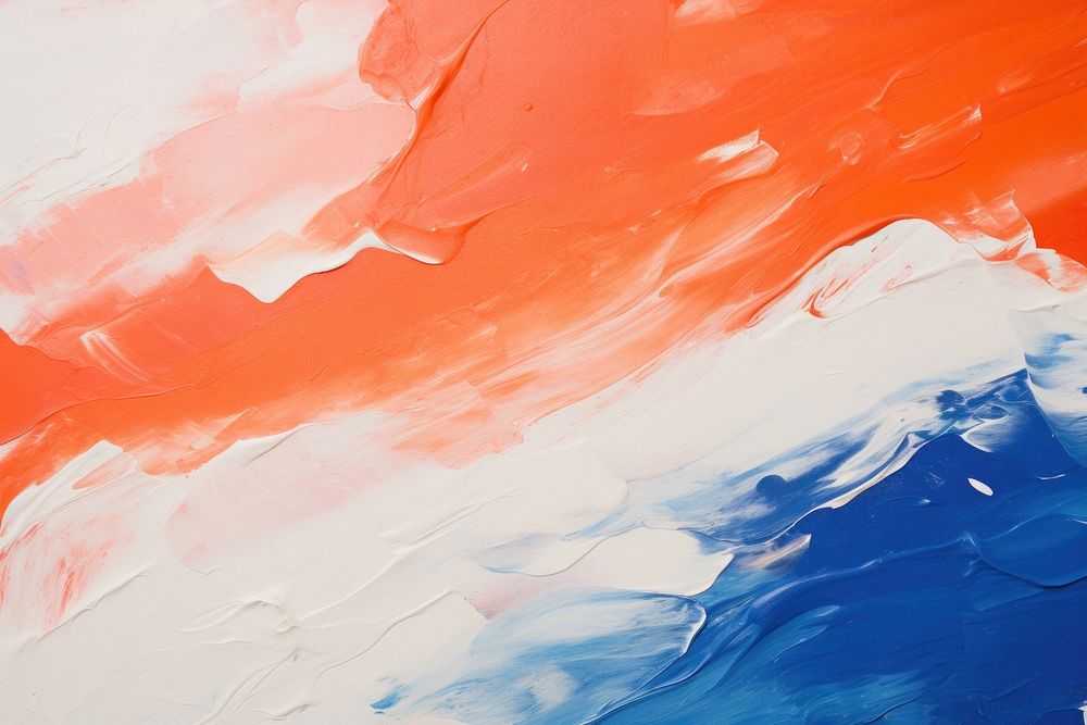 Abstract orange red white blue marble background art backgrounds painting. AI generated Image by rawpixel.