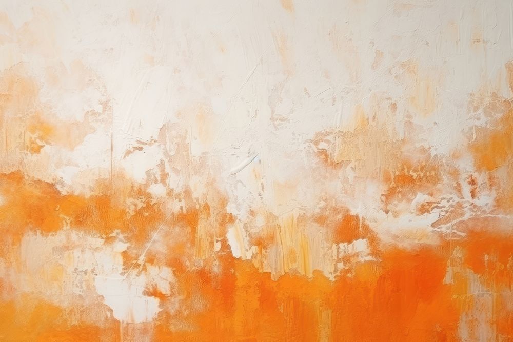 Abstract orange white background backgrounds painting texture. AI generated Image by rawpixel.