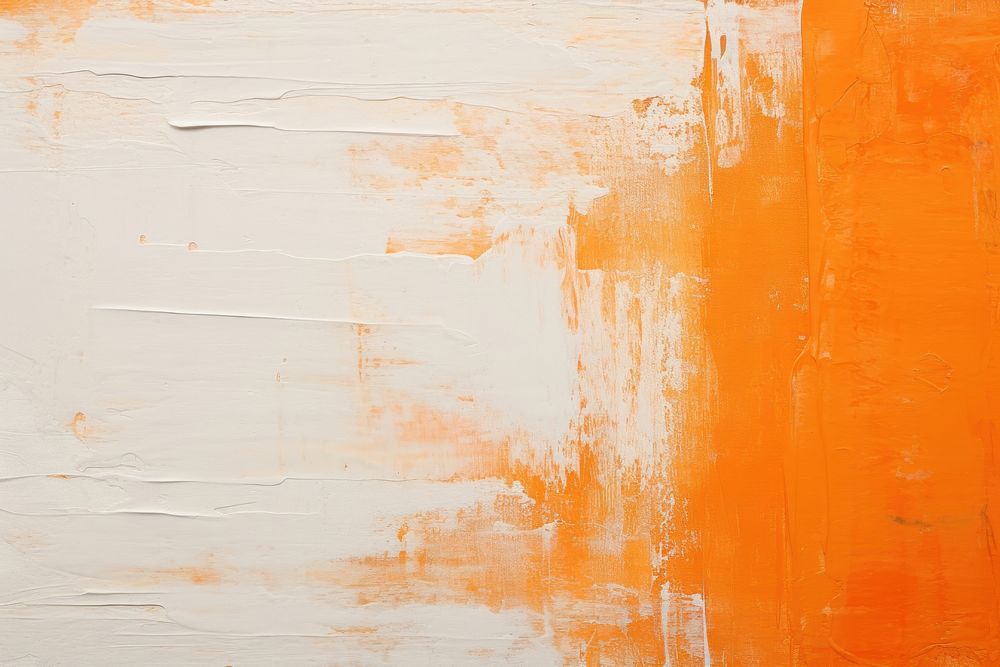 Abstract orange white background backgrounds paint acrylic paint. AI generated Image by rawpixel.