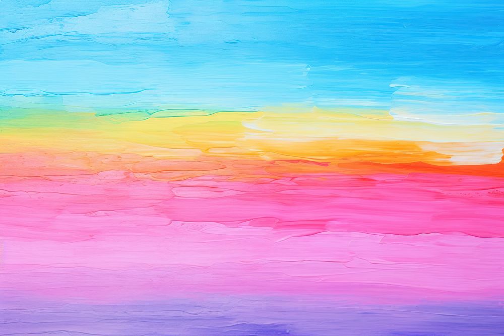 Abstract rainbow background backgrounds painting purple. AI generated Image by rawpixel.