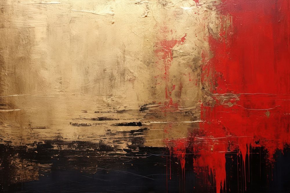 Abstract red black gold background backgrounds painting texture