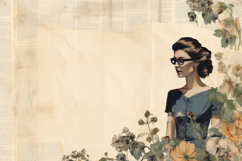 Businesswoman sunglasses painting adult. AI generated Image by rawpixel.