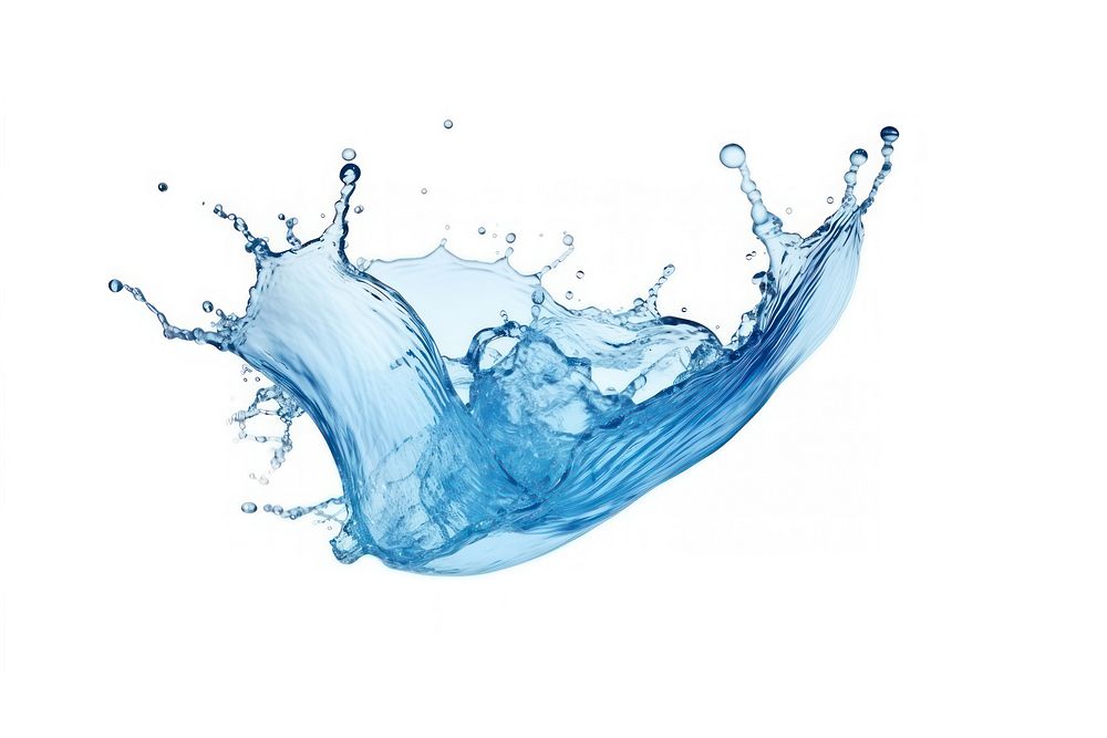 Water blue white background refreshment. AI generated Image by rawpixel.