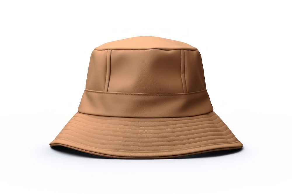Bucket hat white background observatory headwear. AI generated Image by rawpixel.