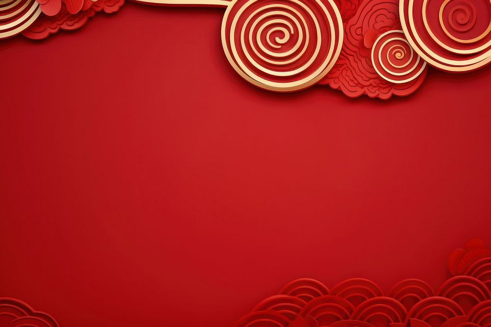 Chinese background red backgrounds decoration. AI generated Image by rawpixel.