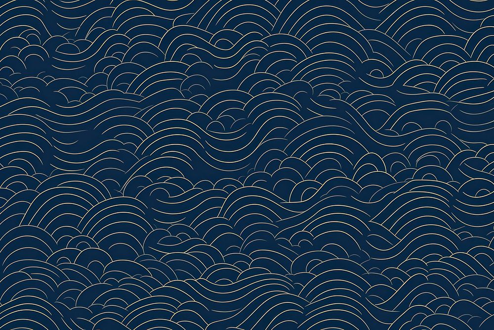 Chinese traditional wave pattern background backgrounds tranquility repetition. AI generated Image by rawpixel.