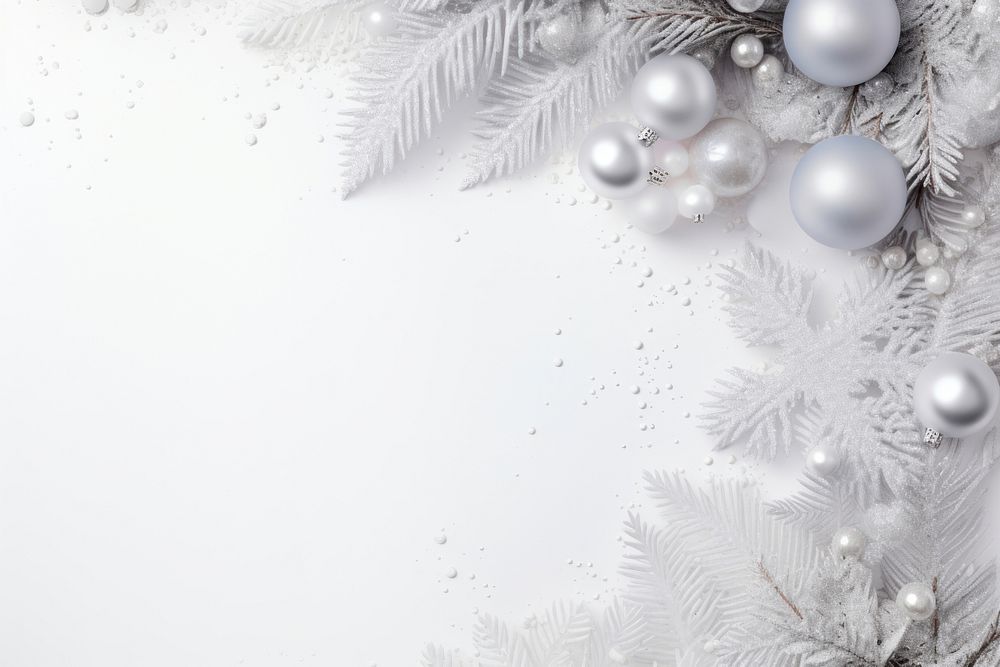 Backgrounds christmas decoration white. AI generated Image by rawpixel.