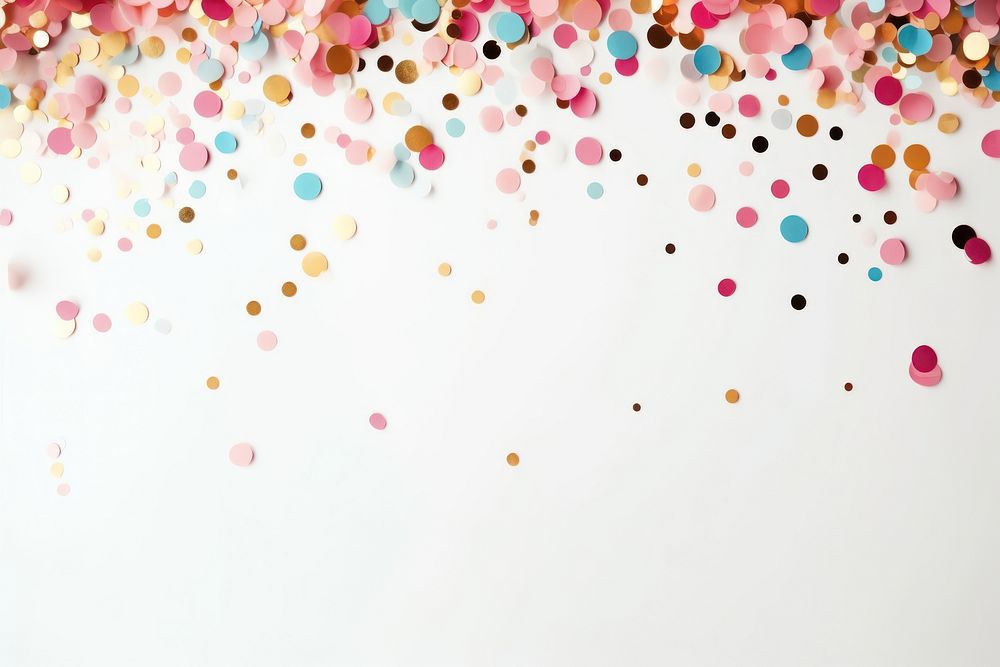 Confetti party background backgrounds celebration splattered. AI generated Image by rawpixel.