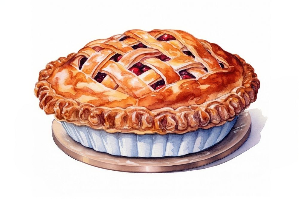 Pie dessert pastry food. AI generated Image by rawpixel.