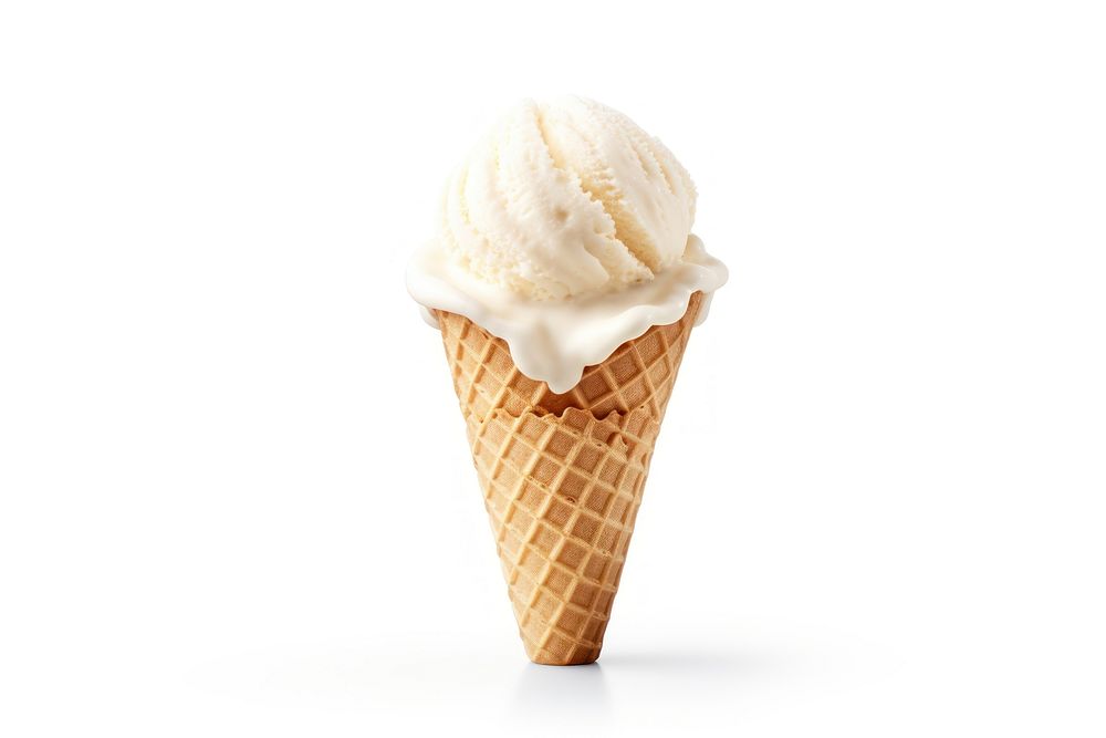 Cream dessert food cone. AI generated Image by rawpixel.