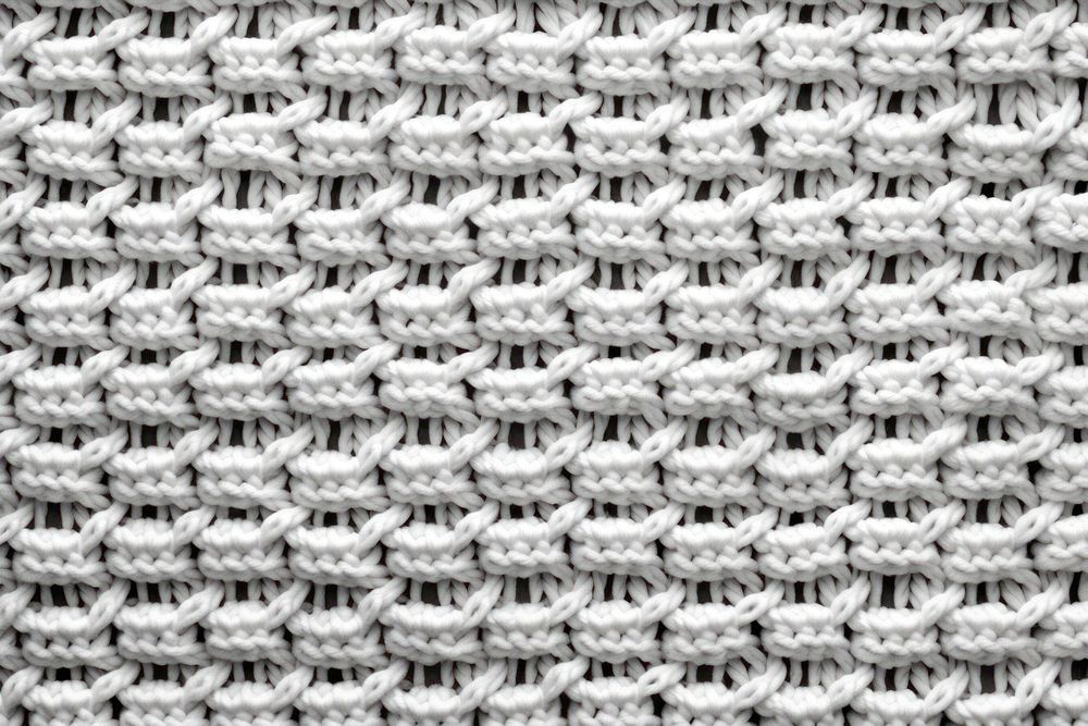 Crochet Stitch texture crochet pattern white. 