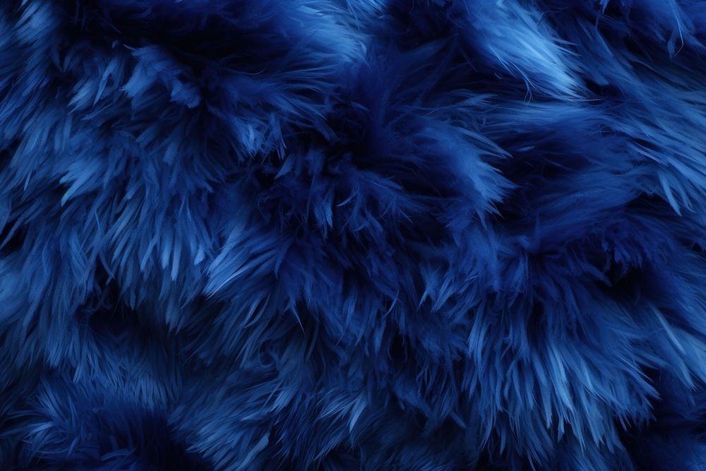 Dark blue fluffy texture backgrounds material softness. AI generated Image by rawpixel.