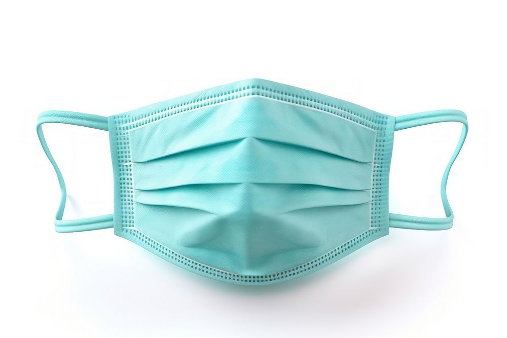 Medical mask white background accessories protection. AI generated Image by rawpixel.