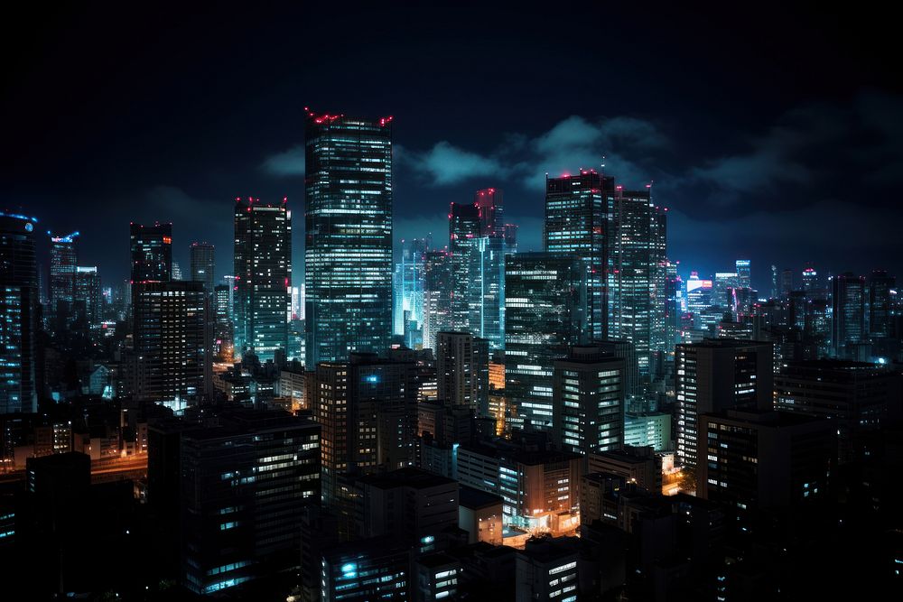 Tokyo cityscape architecture outdoors building. AI generated Image by rawpixel.