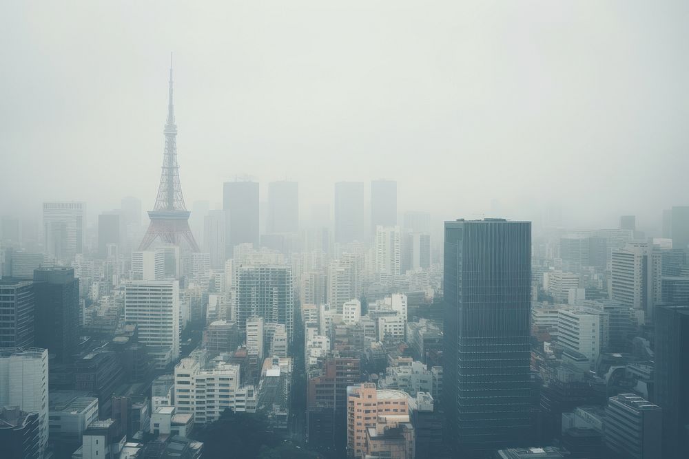 Tokyo cityscape architecture metropolis outdoors. AI generated Image by rawpixel.