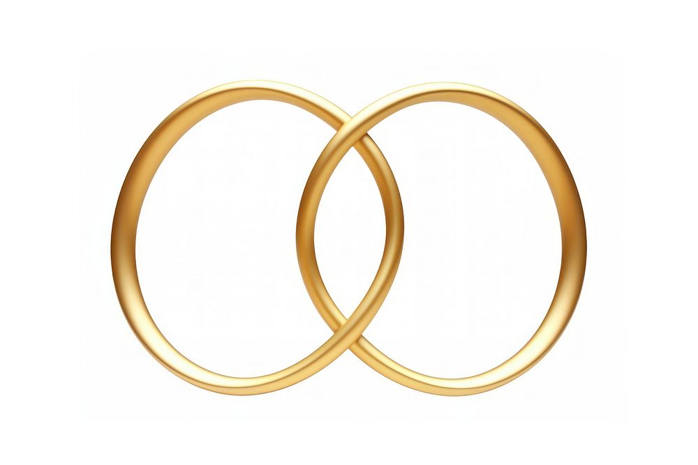 Golden heart Anniversary jewelry ring white background. AI generated Image by rawpixel.