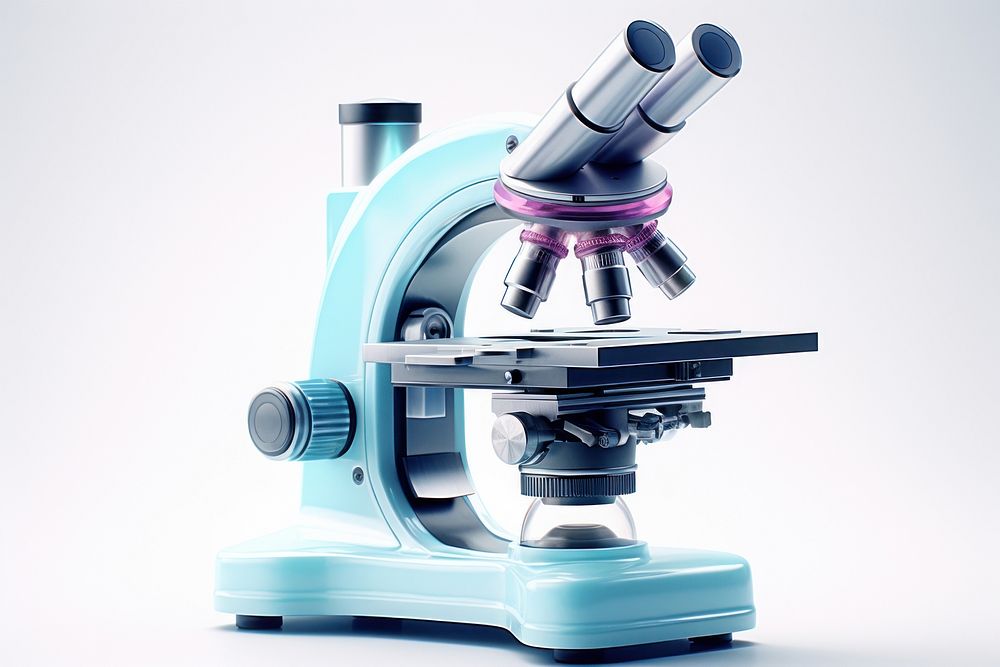 Microscope biotechnology magnification biochemistry. AI generated Image by rawpixel.