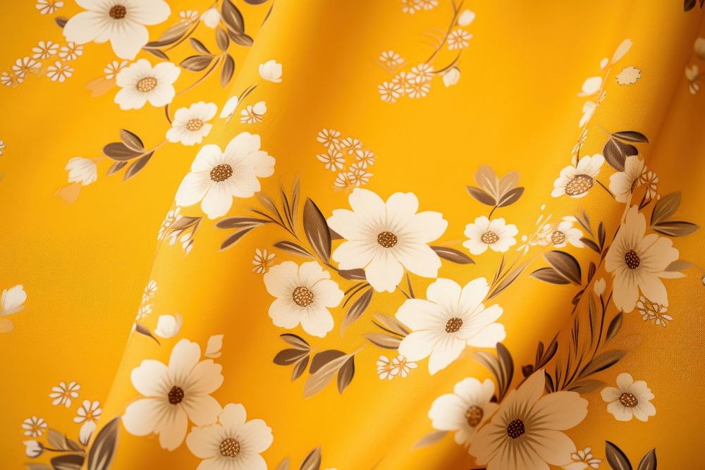Kimono pattern backgrounds yellow chandelier. AI generated Image by rawpixel.