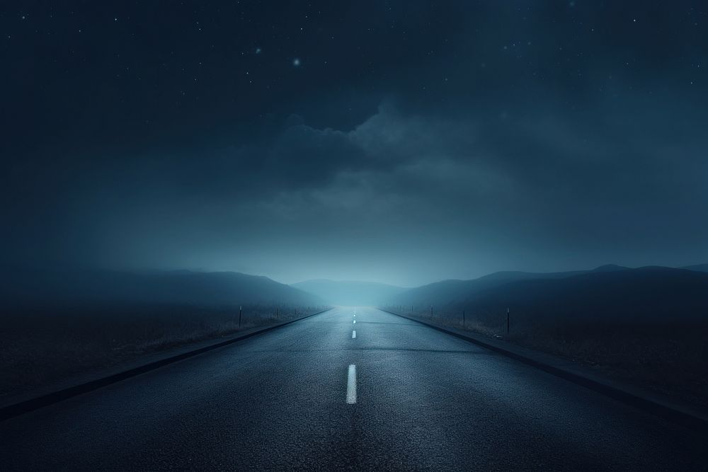 Road background horizon highway nature. AI generated Image by rawpixel.
