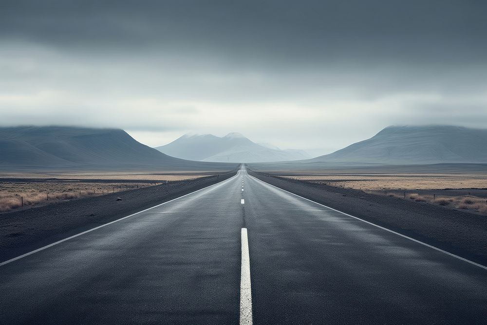 Road background outdoors horizon asphalt. | Free Photo - rawpixel