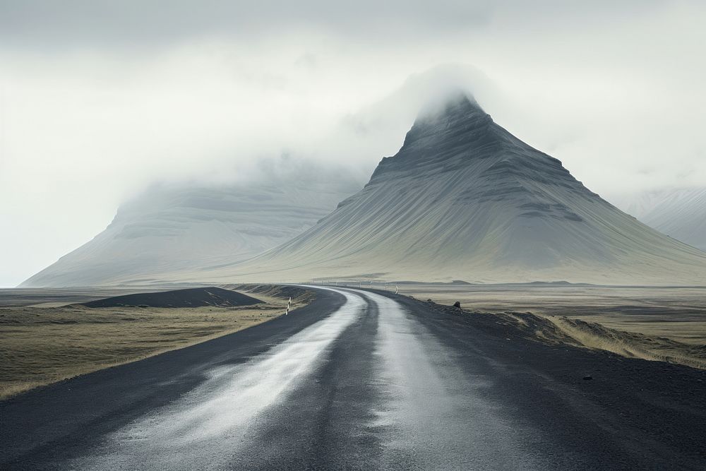 Road background landscape outdoors highway. AI generated Image by rawpixel.
