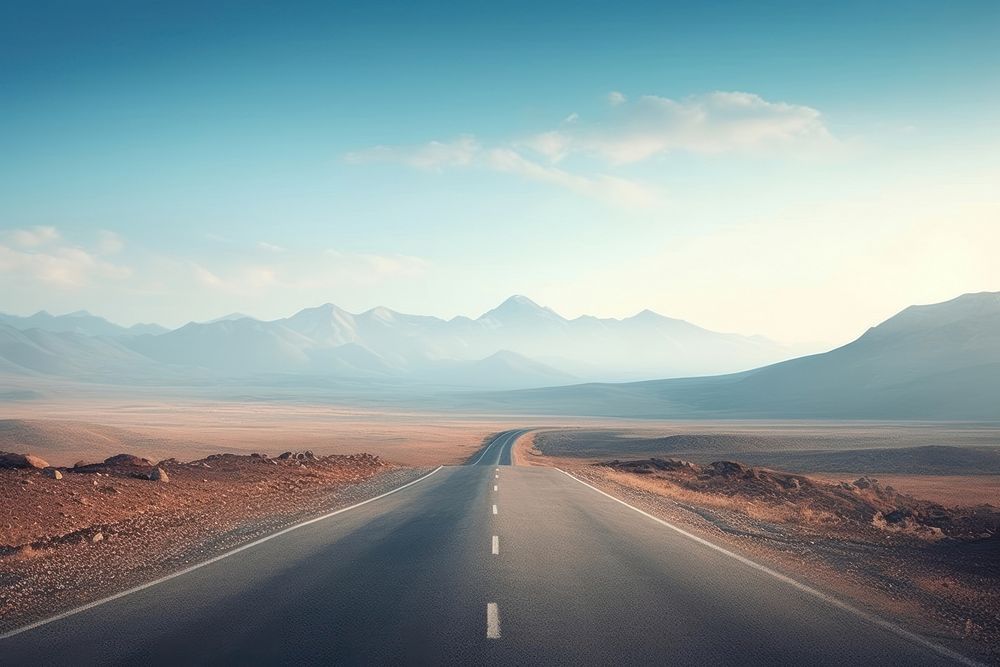 Road background outdoors horizon highway. AI generated Image by rawpixel.
