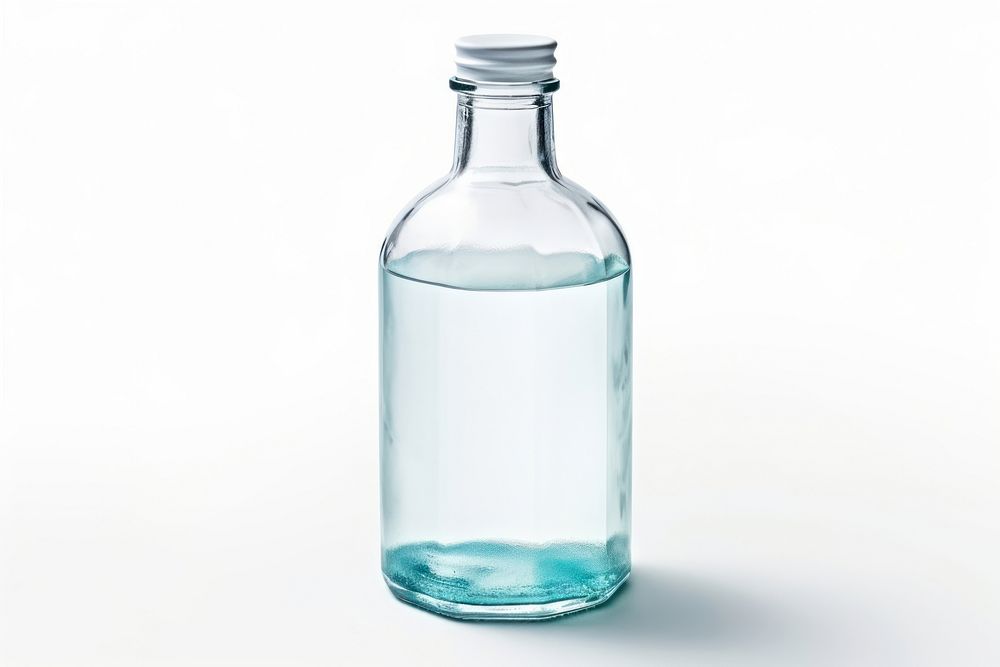 Rubbing alcohol bottle glass drink jar. AI generated Image by rawpixel.