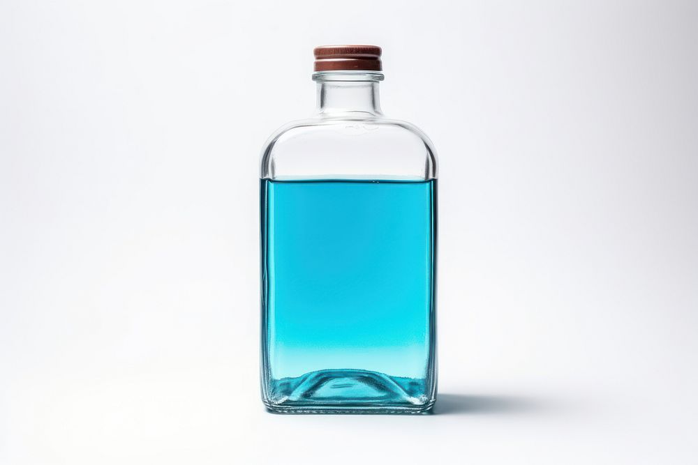 Rubbing alcohol bottle perfume glass drink. AI generated Image by rawpixel.